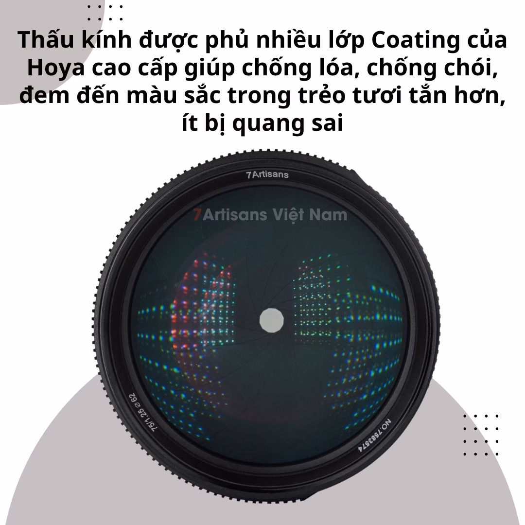 7Artisans 75mm F1.25 siêu chân dung xóa phông cho Leica M