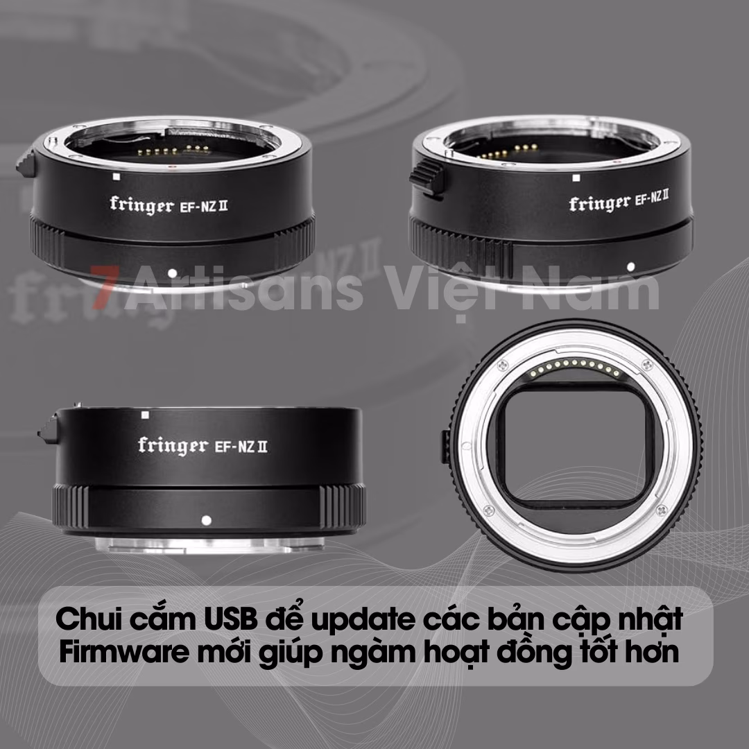Ngàm chuyển Auto Focus siêu nhanh Fringer EF-NZ II (FR-NZ2) – Lens Canon EF/EFs gắn máy Nikon Z