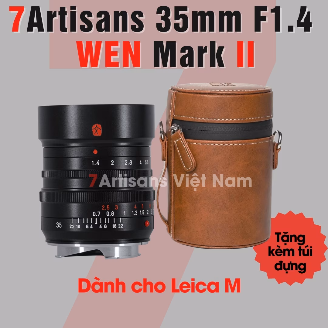 7Artisans 35mm F1.4 Mark II WEN Full-Frame dành cho ngàm Leica M
