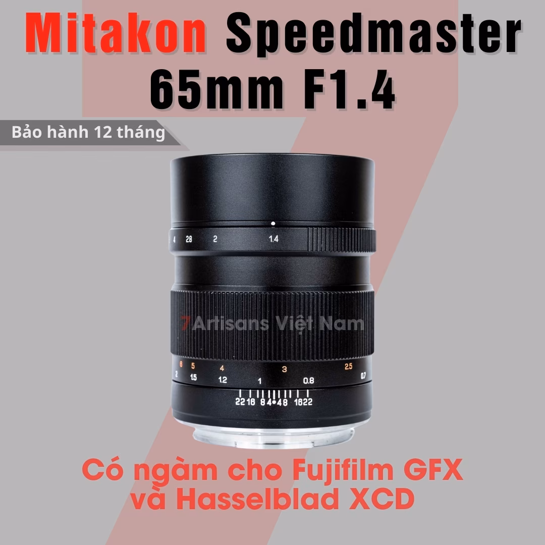 Mitakon Zhongyi Speedmaster 65mm F1.4