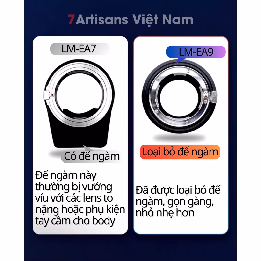 Ngàm Techart LM-EA9 biến lens MF thành lens AF