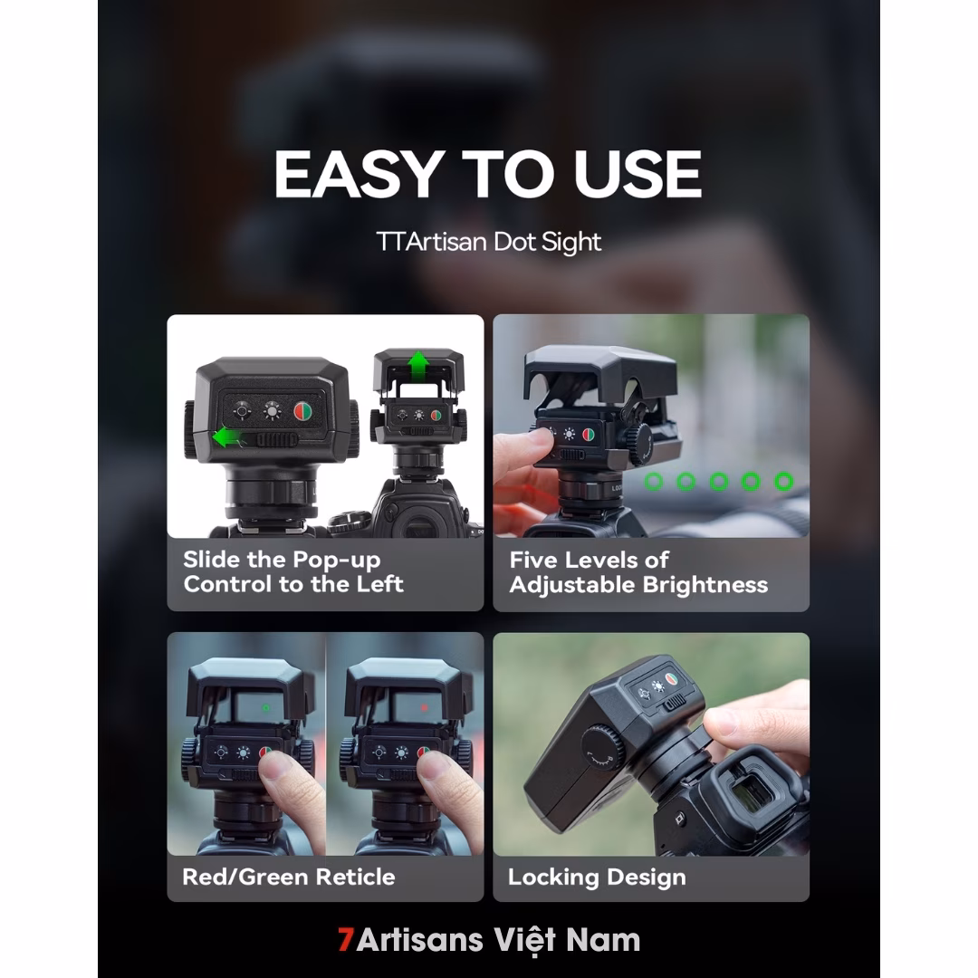TTArtisan Dot Sight – Phụ kiện chuyên dùng cho lens Tele
