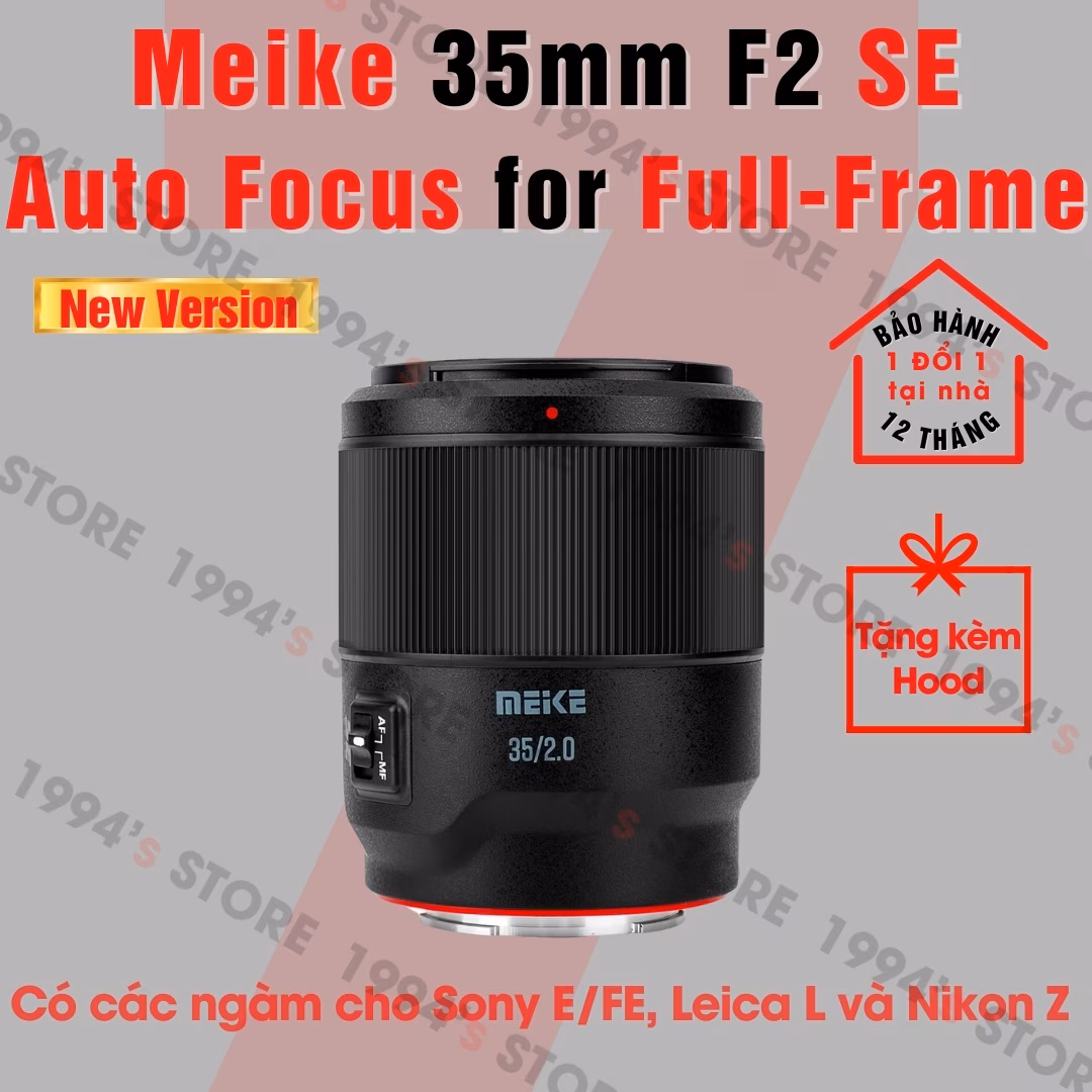 Meike AF 35mm F2 SE – Lấy nét tự động siêu nhanh dành cho Full-Frame