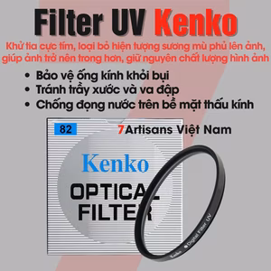 Filter kính lọc ống kính lens máy ảnh Kenko từ 37mm đến 82mm