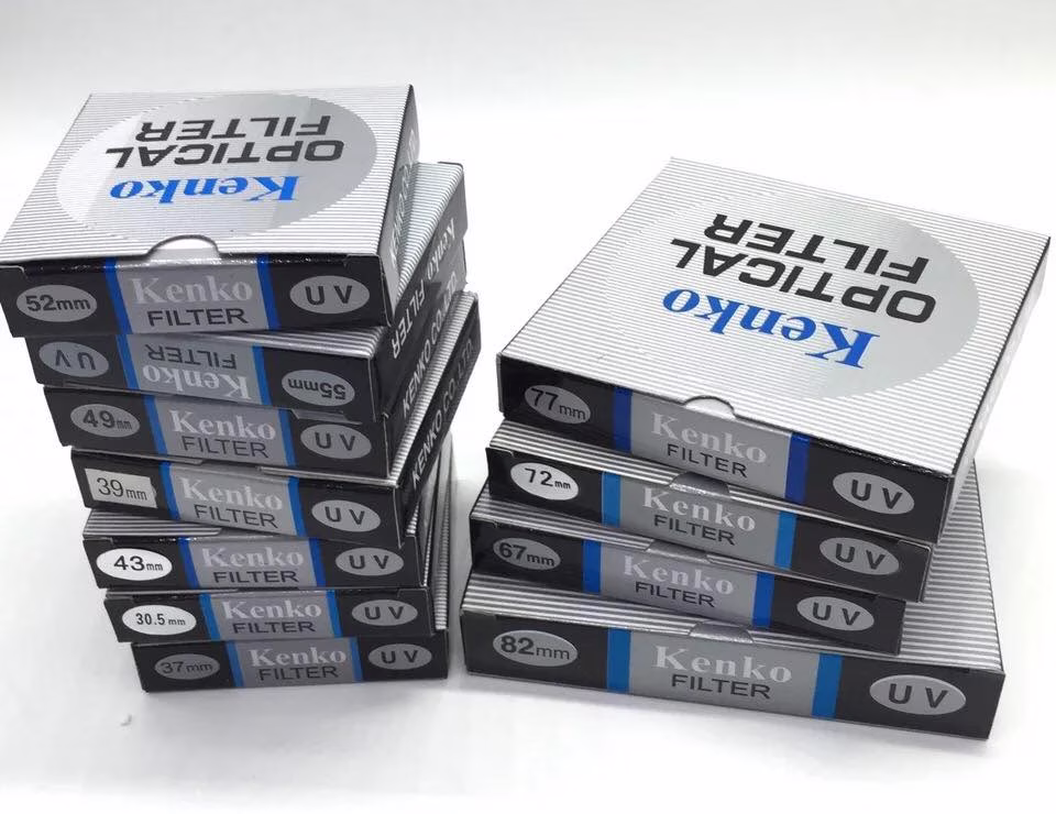 Filter kính lọc ống kính lens máy ảnh Kenko từ 37mm đến 82mm