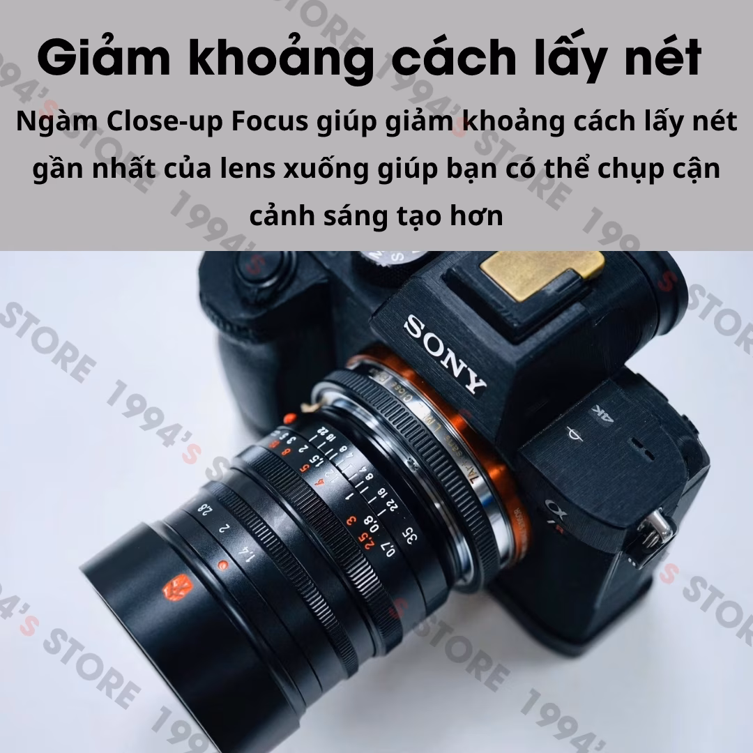 Ngàm chuyển 7Artisans Close Up Focus – Adapter Ring cho Lens Ngàm Leica M