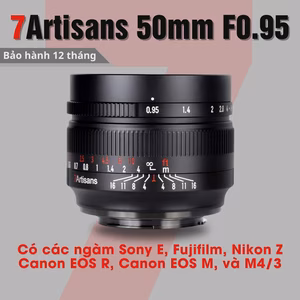 7Artisans 50mm F0.95 – Lens chân dung xoá phông mù mịt