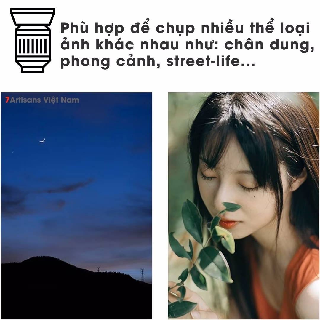 7Artisans 50mm F0.95 – Lens chân dung xoá phông mù mịt