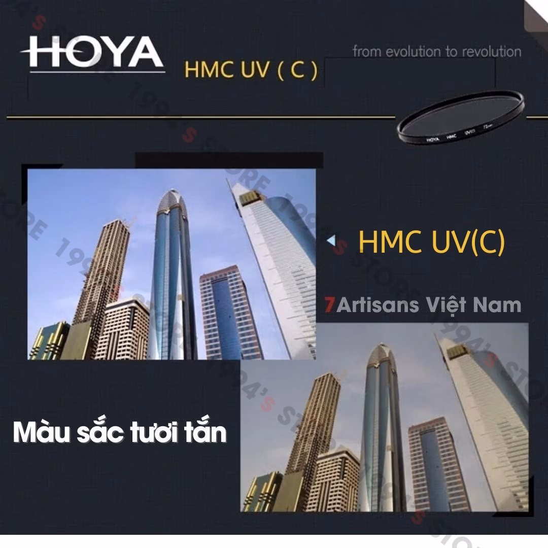 Kính Lọc Filter UV Hoya HMC UV(C) Made in Japan – kích cỡ từ 37mm đến 82mm