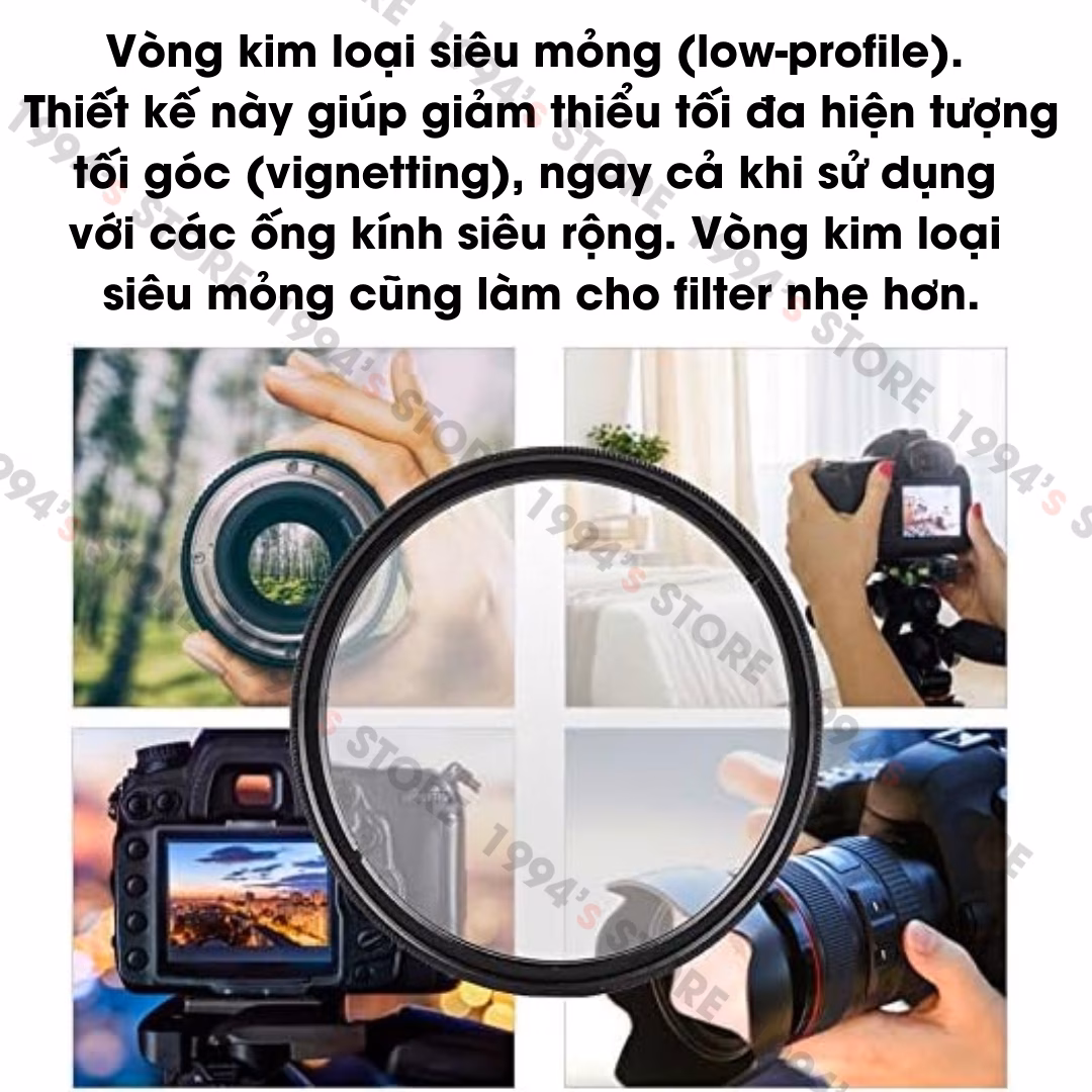 Kính Lọc Filter UV Hoya Pro1D Made in Japan kích cỡ từ 37mm đến 82mm