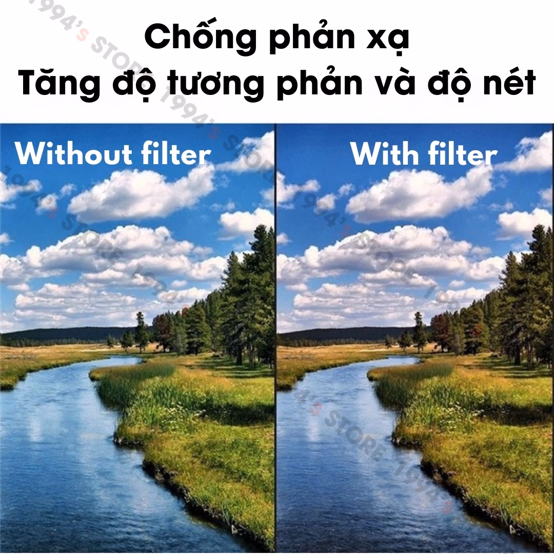 Kính Lọc Filter UV Hoya Pro1D Made in Japan kích cỡ từ 37mm đến 82mm