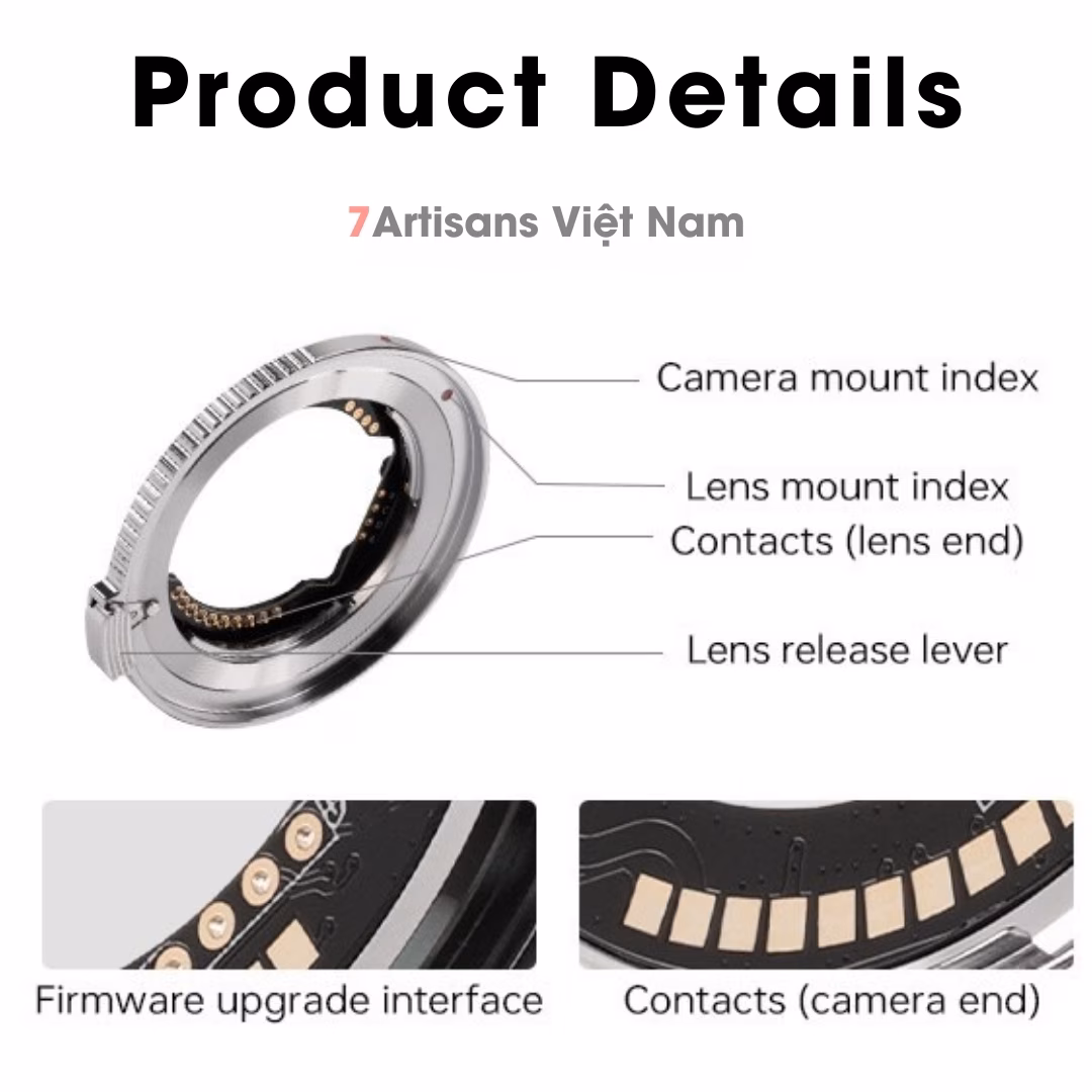 Ngàm chyển Viltrox E-Z Auto Focus Lens Sony gắn máy Nikon Z