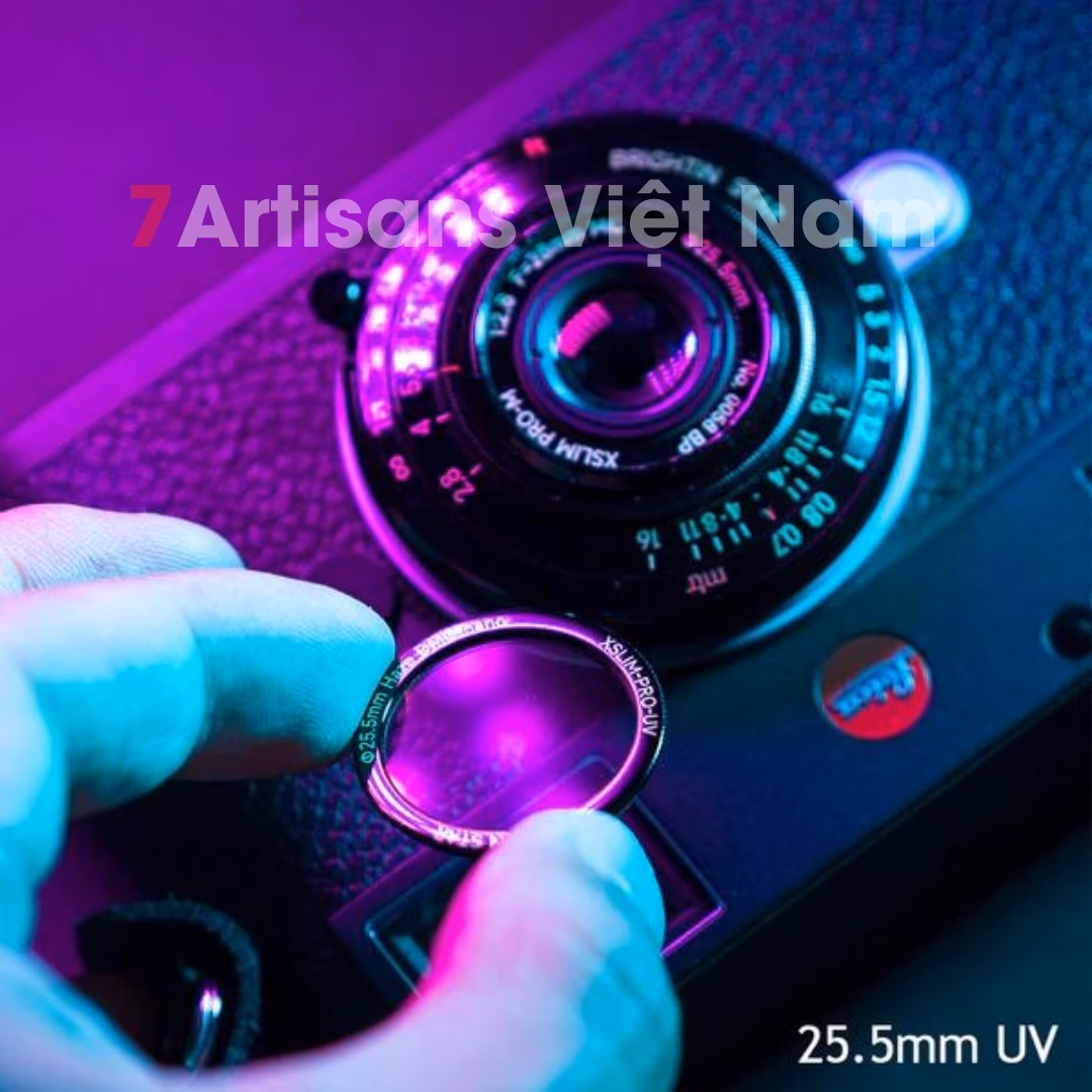 Filter UV Brightin Star 25.5mm dùng cho lens Brightin Star 28mm F2.8 Pancake ngàm Leica M
