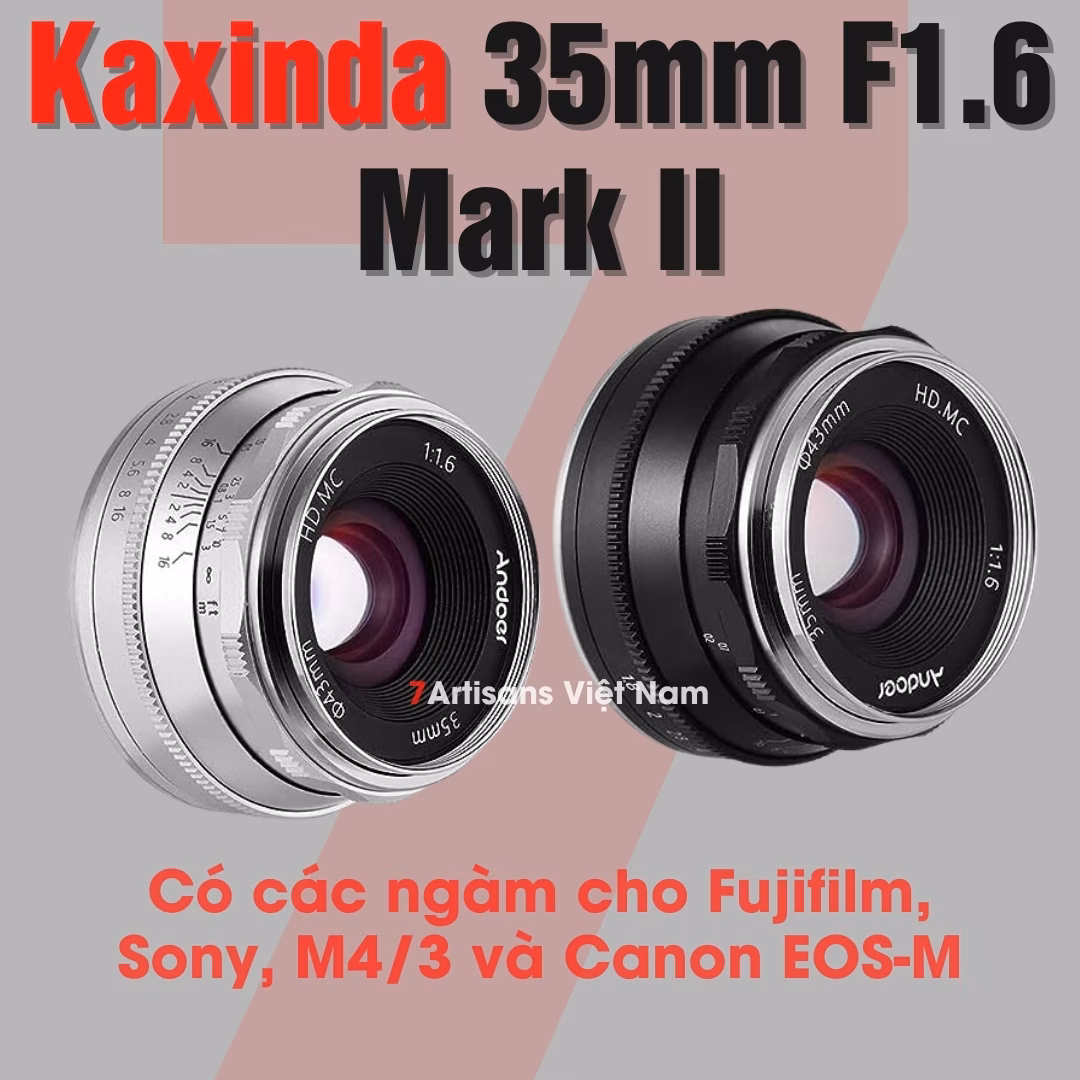 Kaxinda Meike 35mm F1.6 Mark II – Lens đa dụng