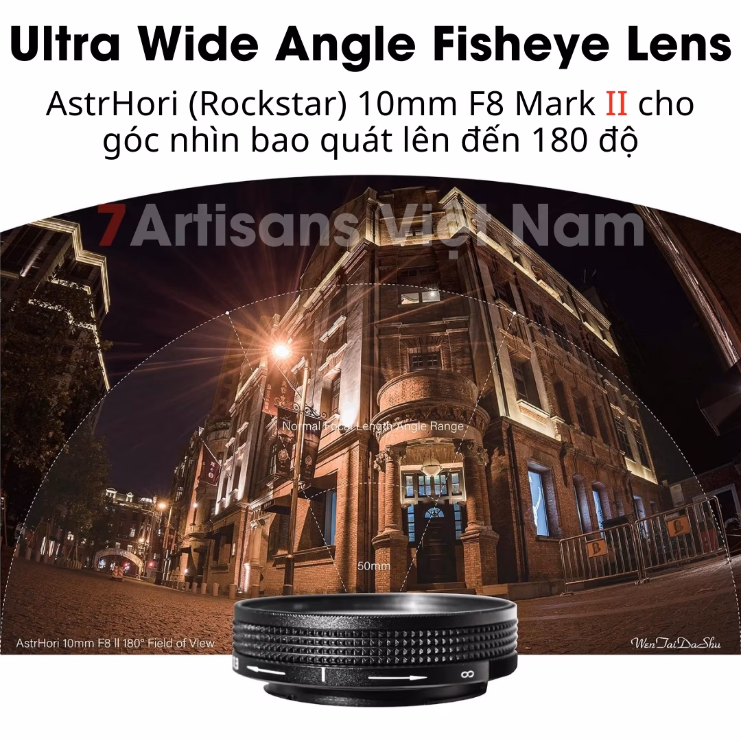 AstrHori/Rockstar 10mm F8 Mark II -Tặng kèm Filter UV