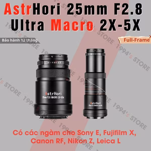 AstrHori 25mm F2.8 Ultra Macro 2X-5X dành cho Full-Frame