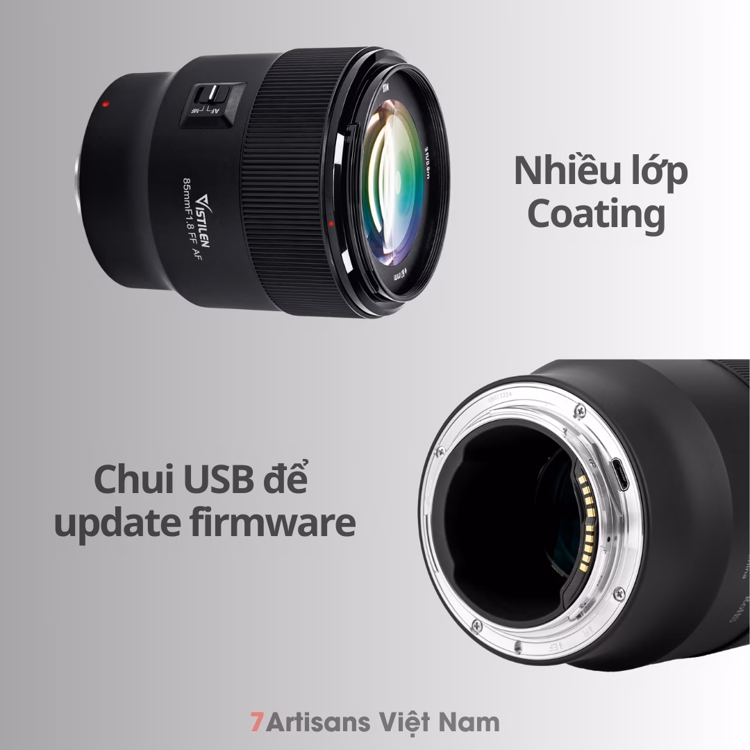 Vistilen 85mm F1.8 Auto Focus cho Canon R/RF
