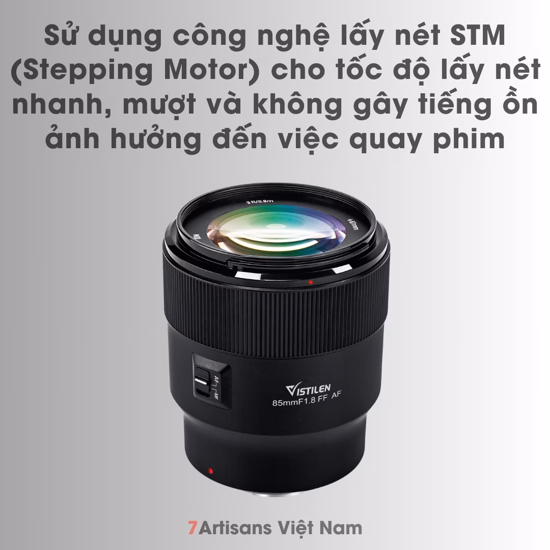 Vistilen 85mm F1.8 Auto Focus cho Canon R/RF