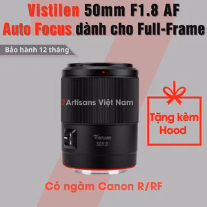 Vistilen AF 50mm F1.8 Auto Focus – Lấy nét tự động siêu nhanh