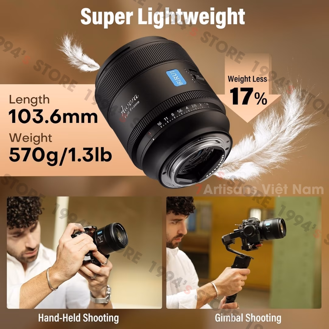 Sirui Aurora 85mm F1.4 AF chuyên để chụp chân dung xóa phông