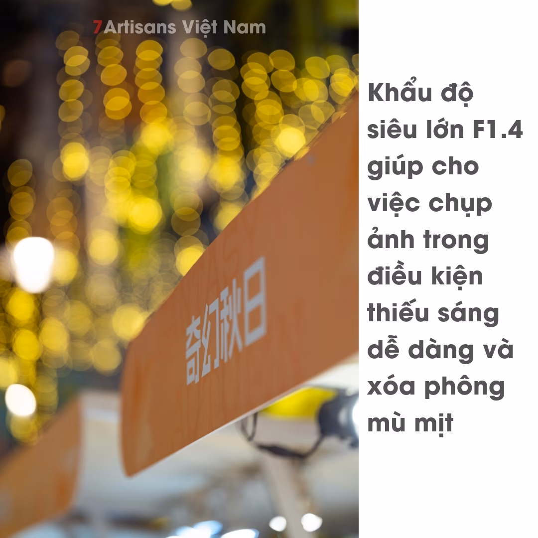 Vistilen 85mm F1.4 Auto Focus Full-Frame lấy nét tự động cho Canon RF