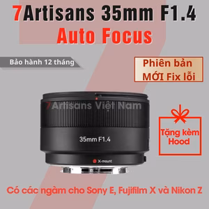 7Artisans 35mm F1.4 Auto Focus bản MỚI – Lens đa dụng khẩu lớn lấy nét tự động