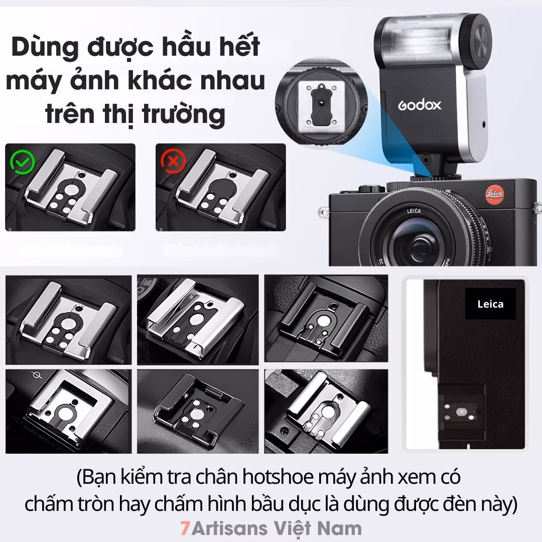 Đèn Flash Godox iA32 dùng cho mọi máy ảnh đa chế độ Auto và Manual