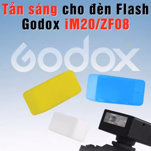 Bộ tản sáng 3 màu cho đèn Flash Godox iM20/ZF08 – Phiên bản mới cao cấp không bị hở sáng