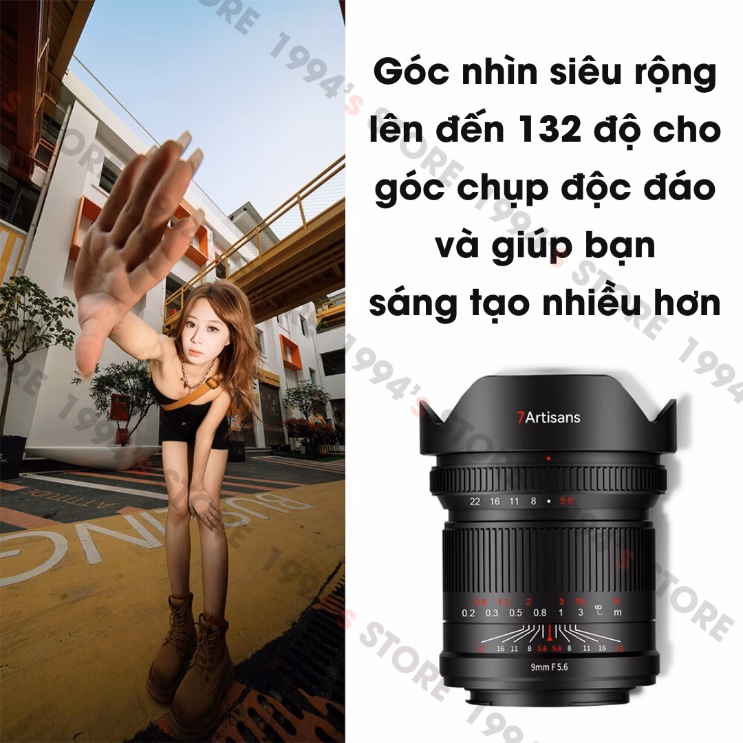 7Artisans 9mm F5.6 Mark II Ultra Wide cho Full-Frame – Lens siêu rộng