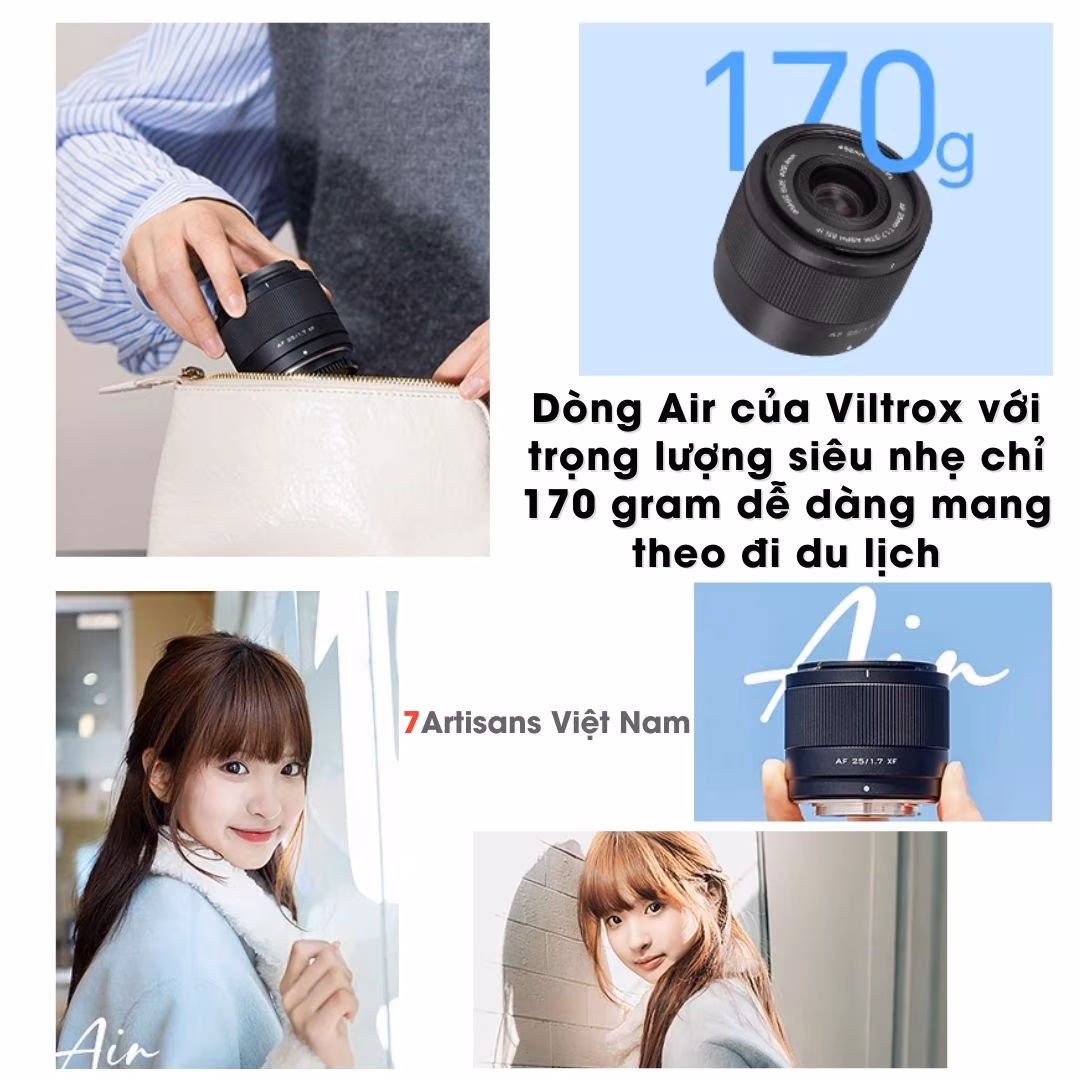Viltrox 25mm F1.7 Air Auto Focus – Lens góc rộng đa dụng lấy nét tự động