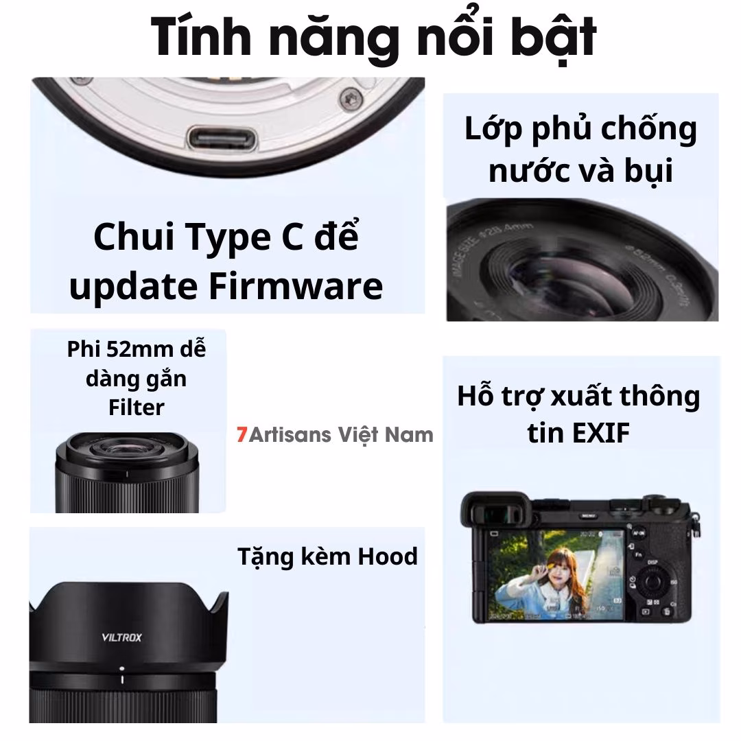 Viltrox 25mm F1.7 Air Auto Focus – Lens góc rộng đa dụng lấy nét tự động