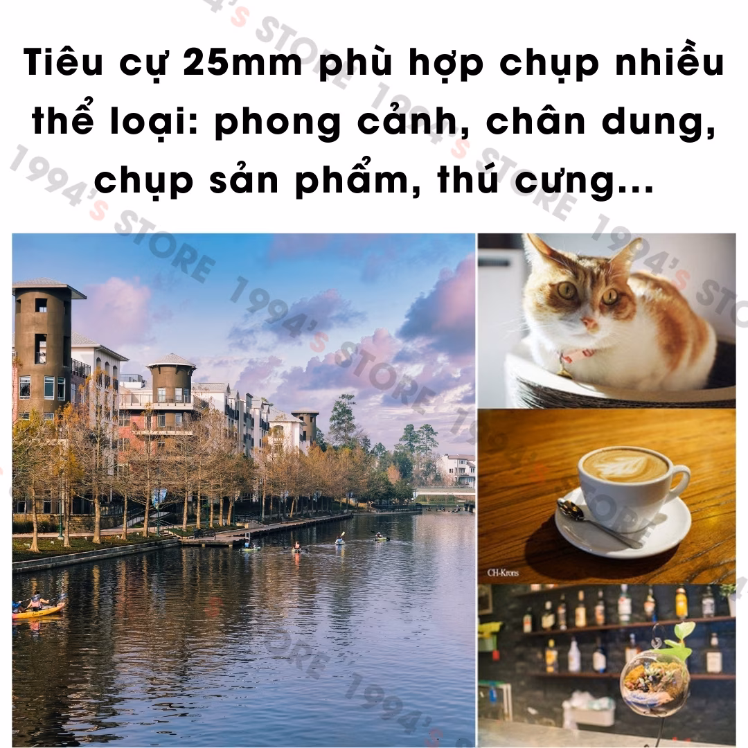 7Artisans 25mm F1.8 Mark II Đa dụng khẩu độ lớn