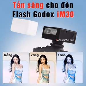 Bộ tản sáng 3 màu cho đèn Flash Godox iM30 – Phiên bản mới cao cấp không bị hở sáng
