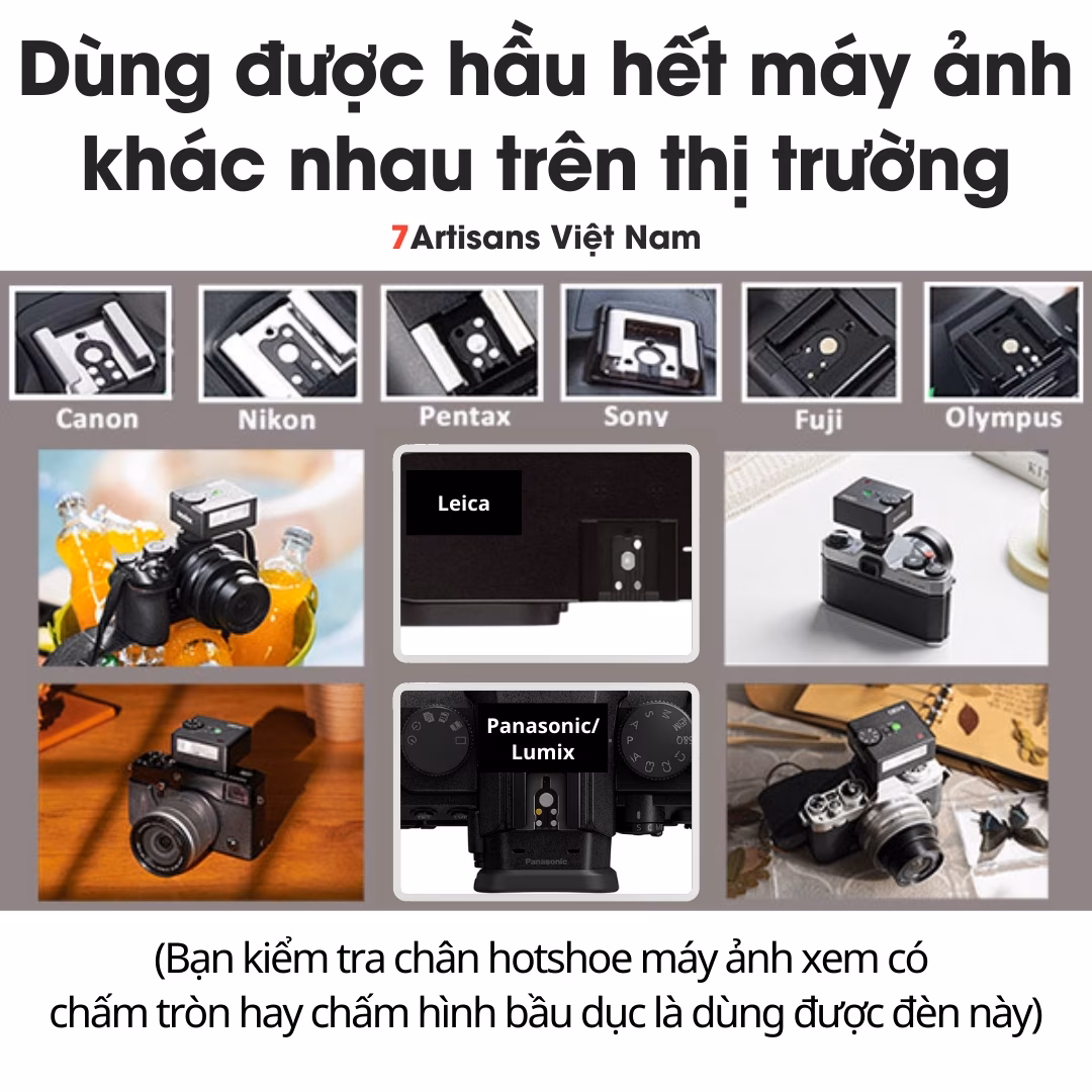 Đèn Flash Godox iM30 nhỏ gọn dùng cho mọi máy ảnh – Chế độ quang học S1/S2, nhiệt độ màu 6500K