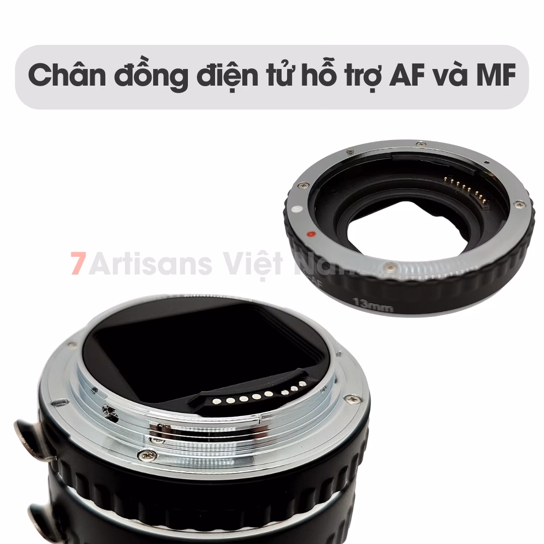 Combo 3 Tube Macro AF Meike MK-C-AF1-AL dành cho Máy Ảnh Canon DSLR Canon EF/EFs – Ngàm chụp Macro cho lens AF