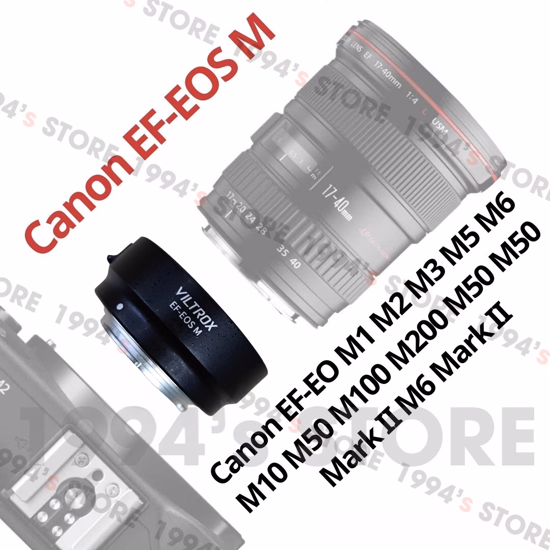 Ngàm chuyển AF Auto Focus Viltrox EF-EOS M Cho Canon EOS M