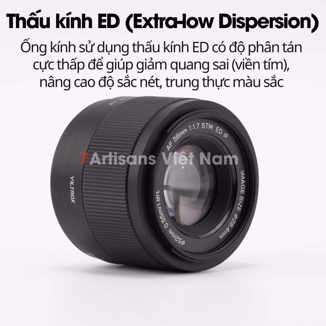 Viltrox AF 56mm F1.7 chuyên chân dung lấy nét tự động