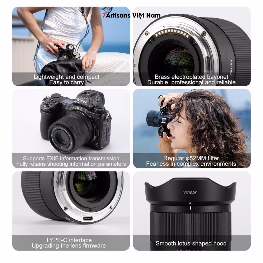 Viltrox 40mm F2.5 Auto Focus lấy nét tự động