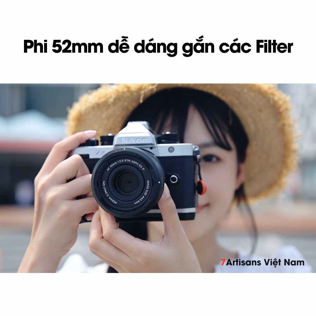 Viltrox 40mm F2.5 Auto Focus lấy nét tự động