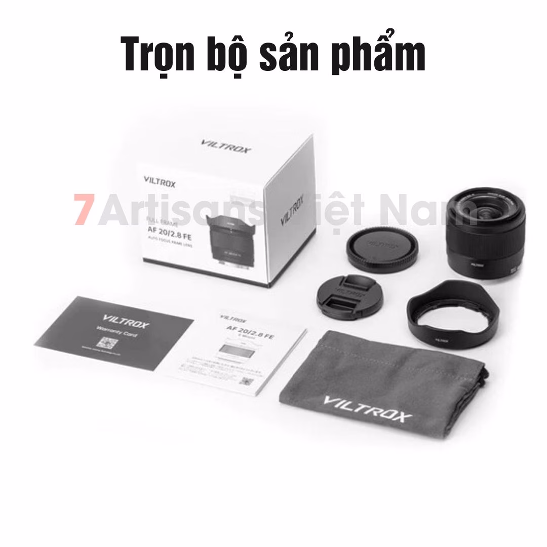 Viltrox 20mm F2.8 AF lấy nét tự động cho Full-Frame – Lens góc rộng