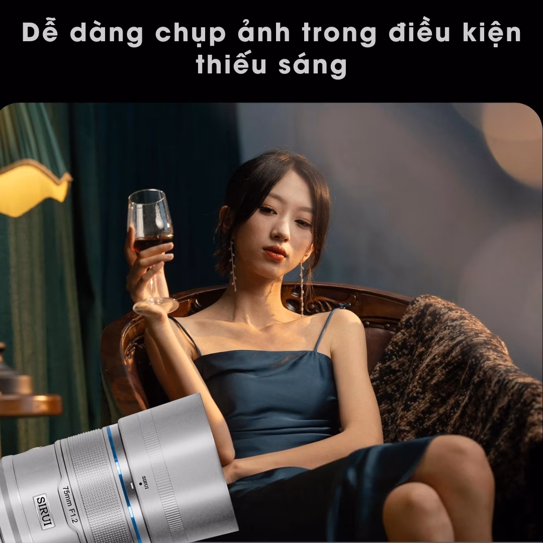 SIRUI 75mm F1.2 Auto Focus – Sirui Sniper AF lấy nét tự động