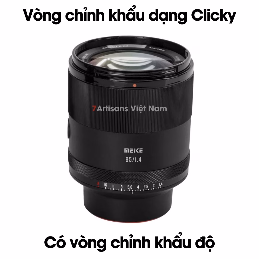 Meike 85mm F1.4 Auto Focus Full-Frame lấy nét tự động