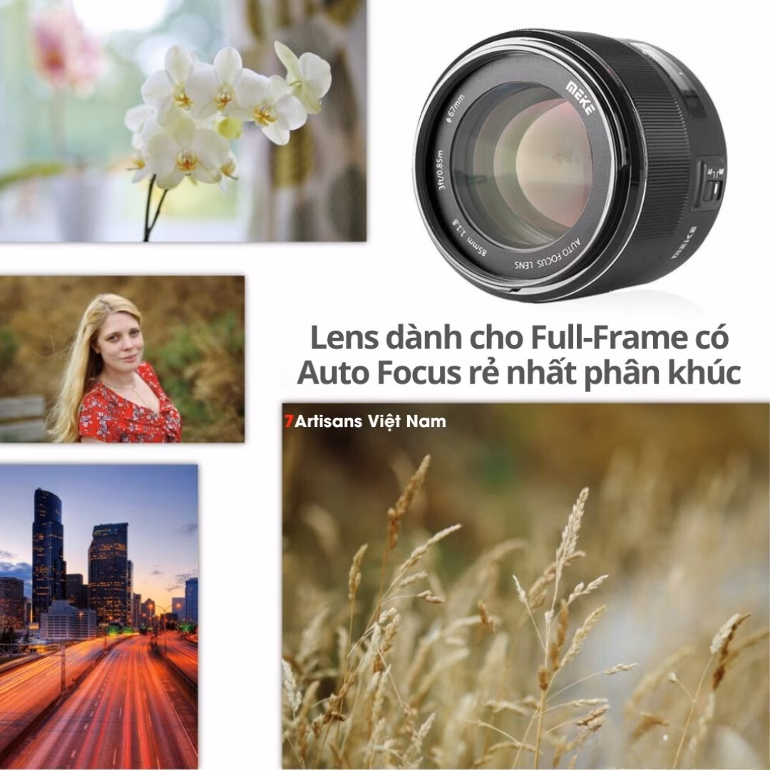 Meike 85mm F1.8 Auto Focus lấy nét tự động