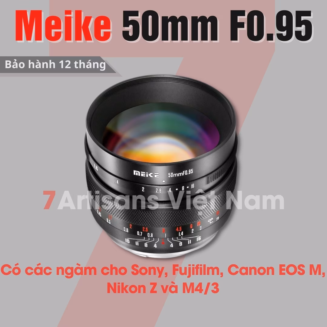 Meike 50mm F0.95 – Chân dung xóa phông mù mịt