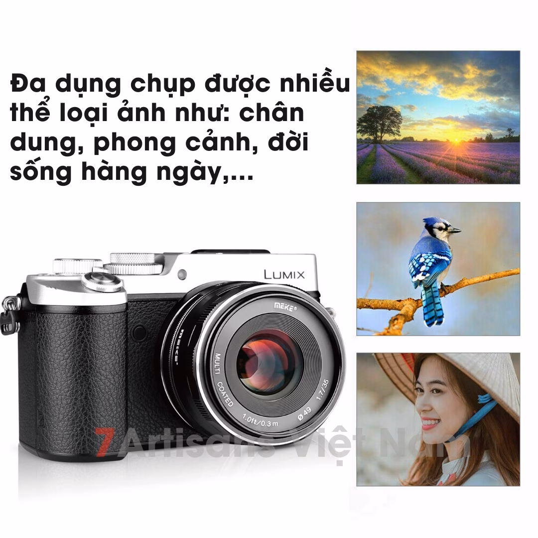 Meike 35mm F1.7 – Lens đa dụng