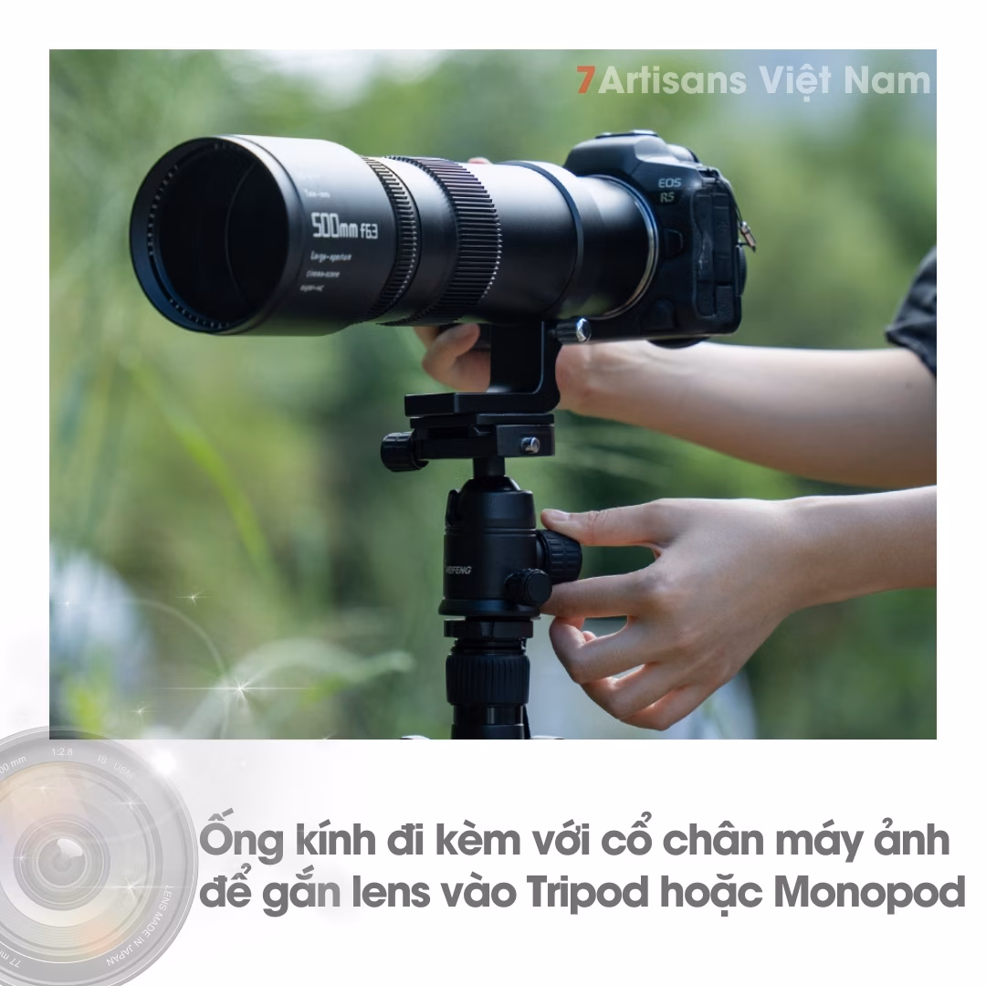 TTArtisan 500mm F6.3 Full-Frame Siêu Tele