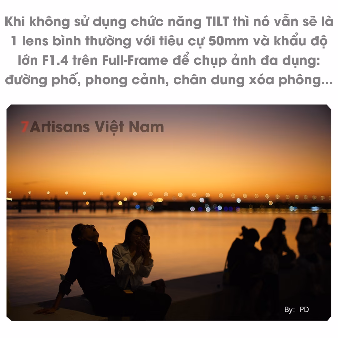 TTArtisan 50mm F1.4 TILT lens Full-Frame