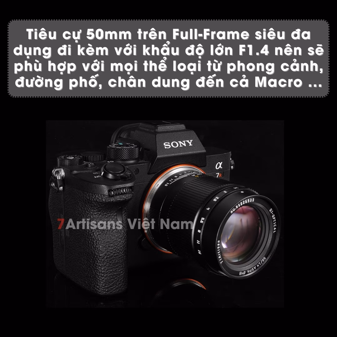 TTArtisan 50mm F1.4 ASPH lens Full-Frame