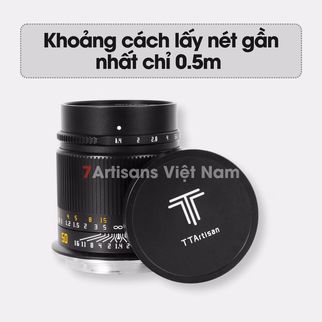 TTArtisan 50mm F1.4 ASPH lens Full-Frame