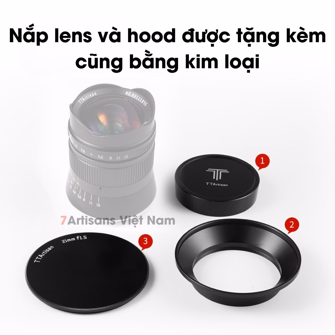 TTArtisan 21mm F1.5 – Lens góc rộng Full Frame